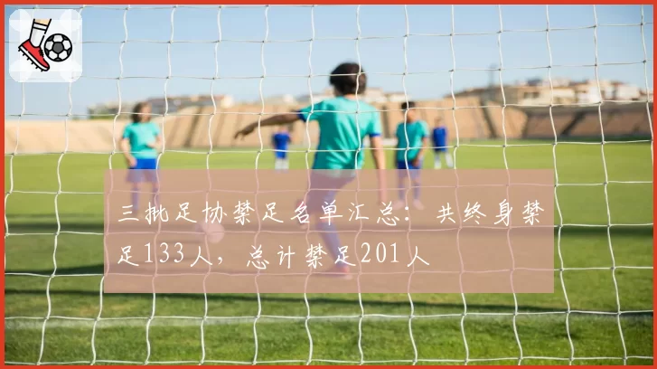 三批足协禁足名单汇总：共终身禁足133人，总计禁足201人